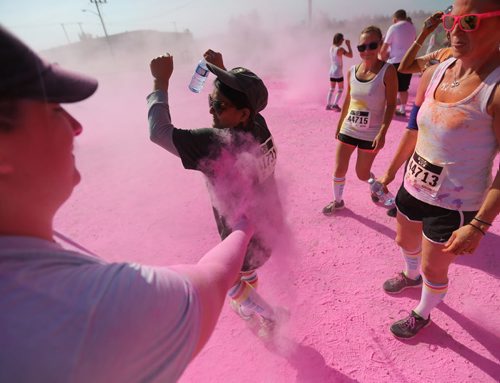 Colour Me Rad 5km run at the Red River Ex grounds, Saturday, July 25, 2015. (TREVOR HAGAN/WINNIPEG FREE PRESS)