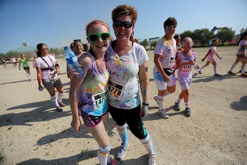 Colour Me Rad 5km run at the Red River Ex grounds, Saturday, July 25, 2015. (TREVOR HAGAN/WINNIPEG FREE PRESS)