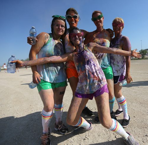 Colour Me Rad 5km run at the Red River Ex grounds, Saturday, July 25, 2015. (TREVOR HAGAN/WINNIPEG FREE PRESS)