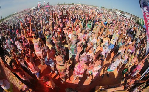 Colour Me Rad 5km run at the Red River Ex grounds, Saturday, July 25, 2015. (TREVOR HAGAN/WINNIPEG FREE PRESS)