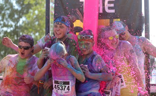 Colour Me Rad 5km run at the Red River Ex grounds, Saturday, July 25, 2015. (TREVOR HAGAN/WINNIPEG FREE PRESS)