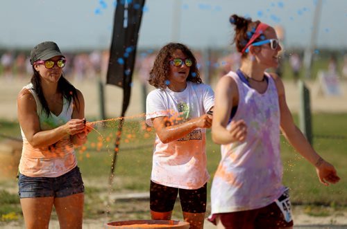 Colour Me Rad 5km run at the Red River Ex grounds, Saturday, July 25, 2015. (TREVOR HAGAN/WINNIPEG FREE PRESS)