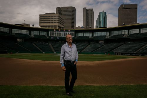 Former Mayor of Winnipeg Sam Katz photographed at Shaw Park Tuesday afternoon. July 28, 2015 - MELISSA TAIT / WINNIPEG FREE PRESS