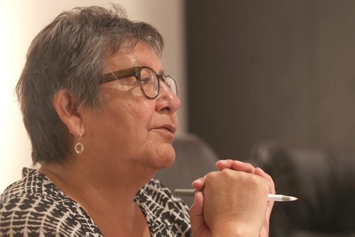 Bobbi Pompana- Chief Executive Officer of Southern First Nations Network of CareSee Larry Kusch story- July 29, 2015   (JOE BRYKSA / WINNIPEG FREE PRESS)