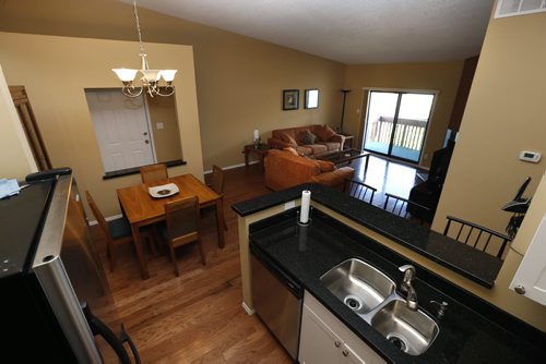 Homes. The condo at 153 - 144 Portsmouth Boulevard in the Terraces of Tuxedo. The view from the kitchen. The realtor is Andrew Single.  Todd Lewys story Wayne Glowacki / Winnipeg Free Press July 31 2015