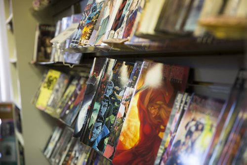 Comics at Comics America, a store filled with comics and pop culture stuff dating back to the early 1900s, in Winnipeg on Saturday, Aug. 1, 2015.  Mikaela MacKenzie / Winnipeg Free Press