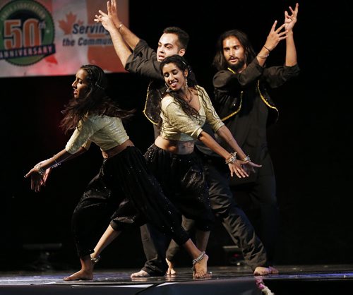 August 2, 2015 - 150802  - Dancers perform at the India Folklorama  pavilion Sunday, August 2, 2015. John Woods / Winnipeg Free Press