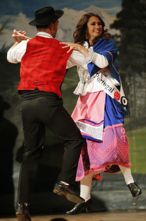 August 3, 2015 - 150803  -  Dancers perform at the Portugal Folklorama pavilion Monday, August 3, 2015.  John Woods / Winnipeg Free Press