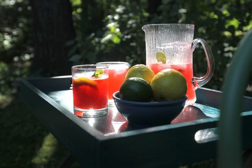 Recipes: Freshly made minted raspberry Lemonade.    See Alison Gillmor's column.  August 04, 2015 Ruth Bonneville / Winnipeg Free Press