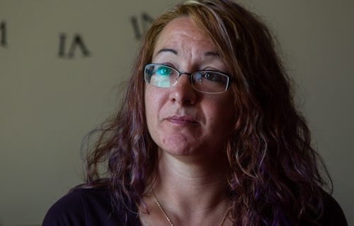 Thelma Krull's daughter, Lisa Besser (pictured), along with her dad, Bob Krull, and family friend, Connie Muscat sat down for an interview with Winnipeg Free Press reporter Mike McIntyre. Thelma has been missing for almost four weeks. 150805 - Wednesday, August 05, 2015 -  MIKE DEAL / WINNIPEG FREE PRESS