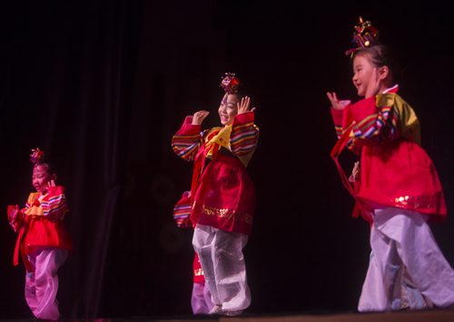 Dancers perform at the Korean pavilion of Folklorama in Winnipeg on Wednesday, Aug. 5, 2015.  Mikaela MacKenzie / Winnipeg Free Press