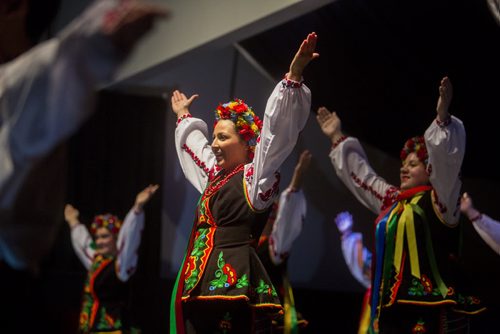 Dancers perform at the Ukrainian pavilion of Folklorama in Winnipeg on Wednesday, Aug. 5, 2015.  Mikaela MacKenzie / Winnipeg Free Press