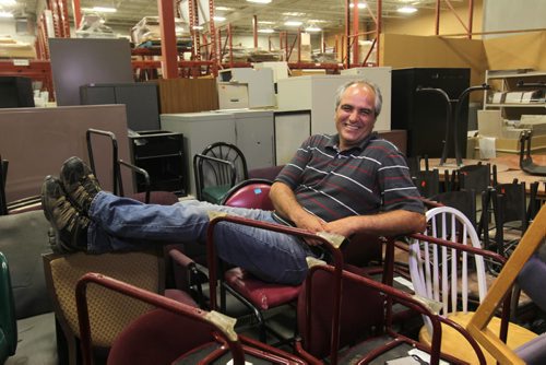 TIM FREY, vice-president of ReStores for Habitat for Humanity Manitoba. Their three Manitoba stores are awash in donated furnishings, building products and materials this year as more local homeowners and businesses embrace recycling. SECTION: Business/McNeill Aug 6, 2015 Ruth Bonneville / Winnipeg Free Press