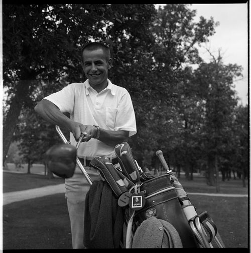 Ted Homenuik on September 3, 1971, during the Manitoba Men's Amateur tournament. Homenuik won the title three times, 1961, 1969 and 1977. Gerry Cairns / Winnipeg Free Press fparchives