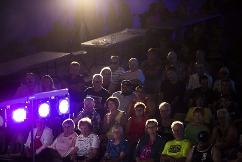 The audience watches the show at the Elvis Festival in Gimli on Sunday, Aug. 9, 2015.   Mikaela MacKenzie / Winnipeg Free Press