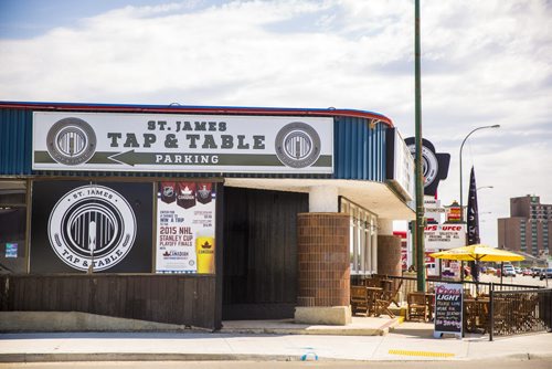 The St. James Tap & Table on Portage in Winnipeg on Tuesday, Aug. 11, 2015.   Mikaela MacKenzie / Winnipeg Free Press