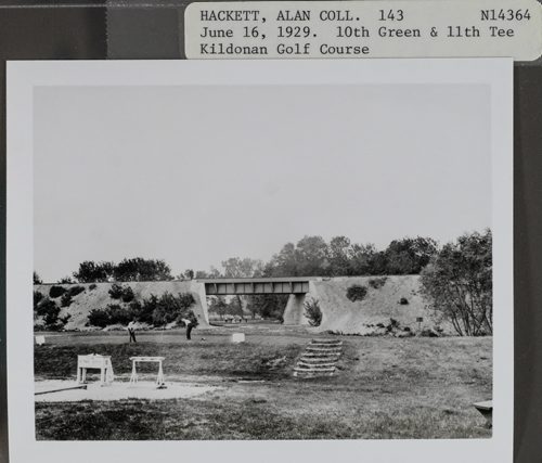 Manitoba Archives Hackett J. Alan Coll. 143 N14364 June 16, 1929 10th green and 11th tee of the Kildonan Golf Course fparchives