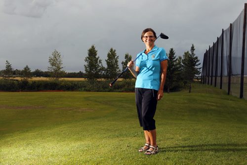 49.8 feature on the 100th anniversary of Manitoba Golf. Portrait of Tammy Gibson -incoming president of Mb Golf. BORIS MINKEVICH / WINNIPEG FREE PRESS PHOTO August 12, 2015
