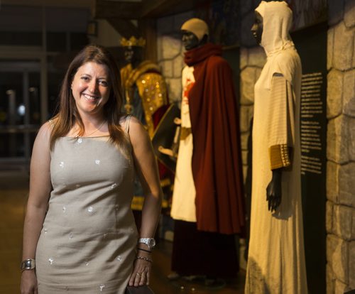 Maria Peacente, vice president of Lord Cultural Resources (the company that designed and developed the exhibit and is touring it across the country) at the new Magna Carta exhibit at the Canadian Museum of Human Rights in Winnipeg on Thursday, Aug. 13, 2015. Mikaela MacKenzie / Winnipeg Free Press