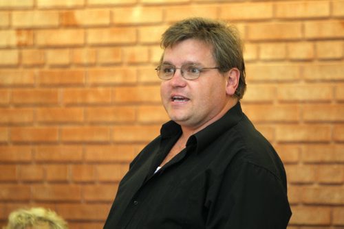 Winnipeg School Division. Trustees will discuss the Wiens report. Open session. Trustees debating. Rookie trustee Dean Koshelanyk. BORIS MINKEVICH / WINNIPEG FREE PRESS PHOTO August 14, 2015