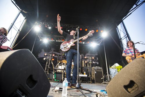 Hawksley Workman plays at the Interstellar Rodeo at the Forks in Winnipeg on Friday, Aug. 14, 2015.   Mikaela MacKenzie / Winnipeg Free Press