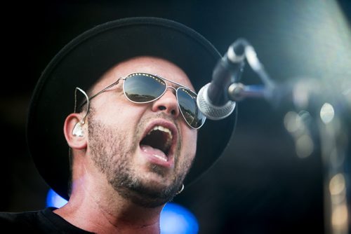 Hawksley Workman plays at the Interstellar Rodeo at the Forks in Winnipeg on Friday, Aug. 14, 2015.   Mikaela MacKenzie / Winnipeg Free Press