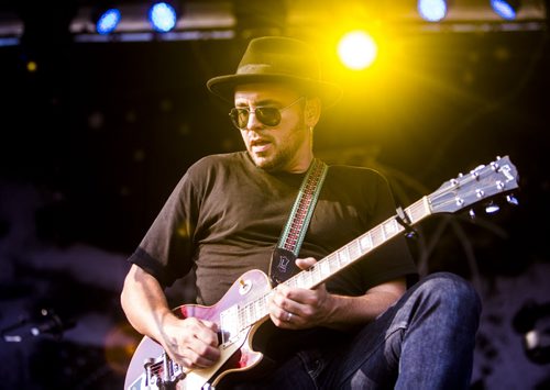 Hawksley Workman plays at the Interstellar Rodeo at the Forks in Winnipeg on Friday, Aug. 14, 2015.   Mikaela MacKenzie / Winnipeg Free Press