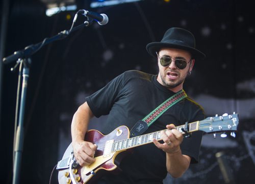 Hawksley Workman plays at the Interstellar Rodeo at the Forks in Winnipeg on Friday, Aug. 14, 2015.   Mikaela MacKenzie / Winnipeg Free Press