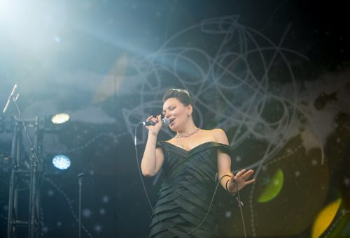 Tanya Tagaq plays at the Interstellar Rodeo at the Forks in Winnipeg on Friday, Aug. 14, 2015.   Mikaela MacKenzie / Winnipeg Free Press