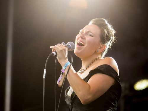 Tanya Tagaq plays at the Interstellar Rodeo at the Forks in Winnipeg on Friday, Aug. 14, 2015.   Mikaela MacKenzie / Winnipeg Free Press