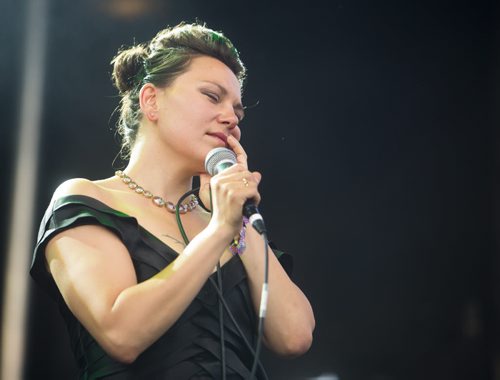 Tanya Tagaq plays at the Interstellar Rodeo at the Forks in Winnipeg on Friday, Aug. 14, 2015.   Mikaela MacKenzie / Winnipeg Free Press