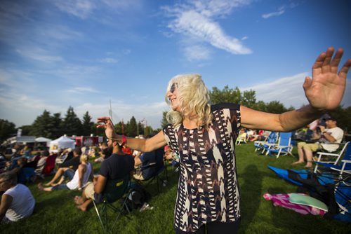 Donnie dances at the Interstellar Rodeo in Winnipeg on Saturday, Aug. 15, 2015.   Mikaela MacKenzie / Winnipeg Free Press