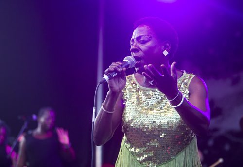 Sharon Jones and The Dap Kings play at the Interstellar Rodeo in Winnipeg on Saturday, Aug. 15, 2015.   Mikaela MacKenzie / Winnipeg Free Press