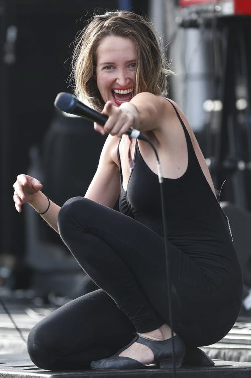 August 16, 2015 - 150816  -  July Talk perform at Interstellar Rodeo at the Forks Sunday, August 16, 2015. John Woods / Winnipeg Free Press