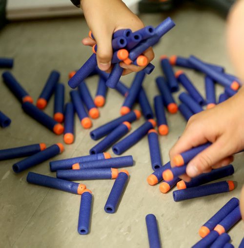 Dartpocalypse. For Dave Sanderson, Saturday, July 25, 2015. (TREVOR HAGAN/WINNIPEG FREE PRESS)