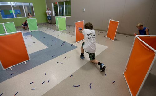 Dartpocalypse. For Dave Sanderson, Saturday, July 25, 2015. (TREVOR HAGAN/WINNIPEG FREE PRESS)