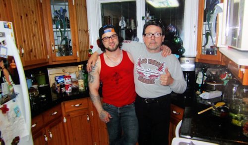 Jessie Last-Kolb at  24 years to a Fentanyl overdose in July 2014 He was 24 in image a few months before her died with his father John Kolb-See Katie May story- Aug 18, 2015 ( FAMILY PHOTO)   (JOE BRYKSA / WINNIPEG FREE PRESS)