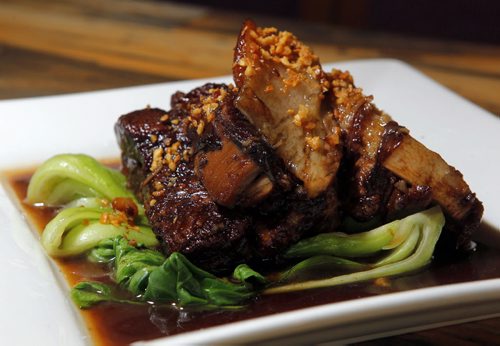 Jeepney Restaurant review - Pork Adobo. BORIS MINKEVICH / WINNIPEG FREE PRESS PHOTO August 18, 2015