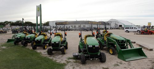 Enns Brothers John Deere dealership in Oak Bluff. The Farm Impliment dealer is buying another outlet in Melita. See Martin Cash story. August 18, 2015 - (Phil Hossack / Winnipeg Free Press)