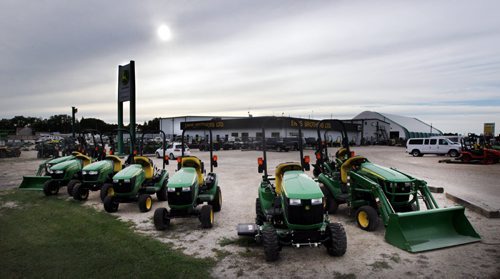 Enns Brothers John Deere dealership in Oak Bluff. The Farm Impliment dealer is buying another outlet in Melita. See Martin Cash story. August 18, 2015 - (Phil Hossack / Winnipeg Free Press)