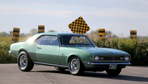 Ernie Tattrosson and his 1968 Chevrolet Camaro, Wednesday, August 19, 2015. (TREVOR HAGAN/WINNIPEG FREE PRESS) for larry d'argis