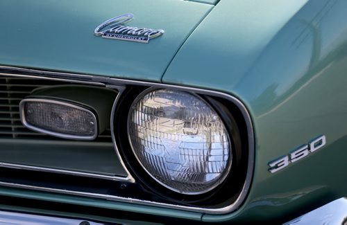 Ernie Tattrosson and his 1968 Chevrolet Camaro, Wednesday, August 19, 2015. (TREVOR HAGAN/WINNIPEG FREE PRESS) for larry d'argis