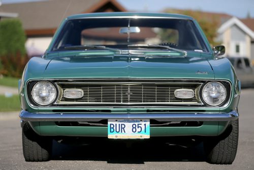 Ernie Tattrosson and his 1968 Chevrolet Camaro, Wednesday, August 19, 2015. (TREVOR HAGAN/WINNIPEG FREE PRESS) for larry d'argis