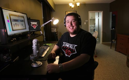 Graeme Carlson is a  team owner in eSports business, professional video game playing and  is looking to own a League of Legends team to try and make it big in the eSports business.  Carlson is one of three people Scott Billeck is profiling for an eSports feature. Aug 22, 2015 Ruth Bonneville / Winnipeg Free Press