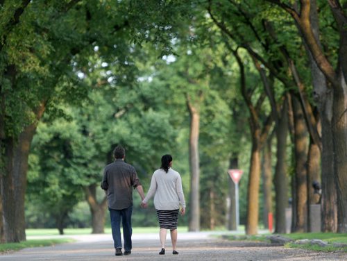 These two future newlyweds both found out in the past that their ex spouses were on Ashley Madison web page- see Gordon Sinclair story- Aug 27, 2015   (JOE BRYKSA / WINNIPEG FREE PRESS)