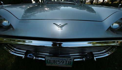 1959 Thunderbird owned by Germain Bremaud, See Larry D'argis story re: Fabulous fifties Flashback Weekend. Sept 1, 2015 / (Phil Hossack / Winnipeg Free Press)