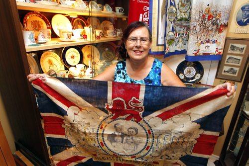 Jo-Ann Giesbrecht loves British royalty so much she has a room in her home dedicated to memorabilia. BORIS MINKEVICH / WINNIPEG FREE PRESS PHOTO Sept. 9, 2015