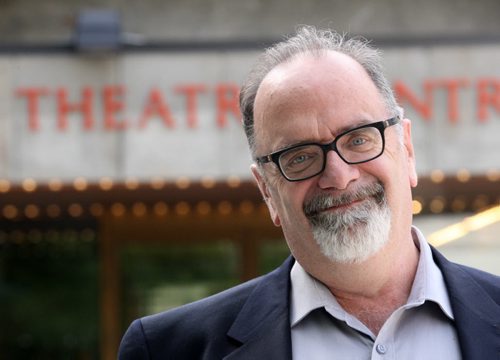 New Winnipeg Free Press theater writer Randall King- He poses for a picture outside the Royal Manitoba Theater Centre - Ent-Sept 11, 2015   (JOE BRYKSA / WINNIPEG FREE PRESS)