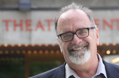 New Winnipeg Free Press theater writer Randall King- He poses for a picture outside the Royal Manitoba Theater Centre - Ent-Sept 11, 2015   (JOE BRYKSA / WINNIPEG FREE PRESS)