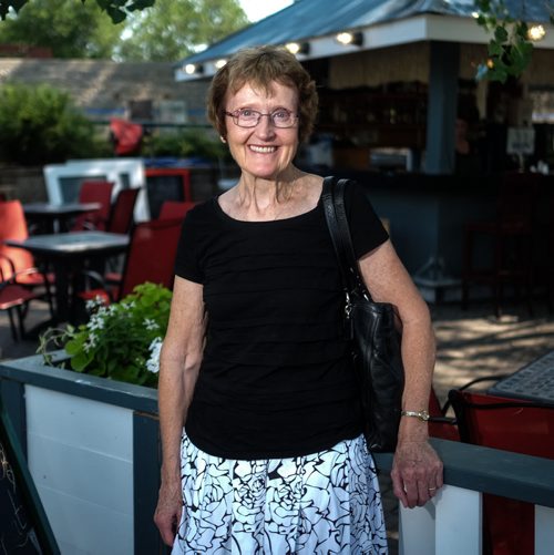 When asked what the most important election issue was, Jean Bonk, says, "Policies should be more open towards encouraging immigrants. I think it's really important to show a big welcome to new immigrants, because they have had very difficult hard lives." 150813 - Thursday, August 13, 2015 -  MIKE DEAL / WINNIPEG FREE PRESS